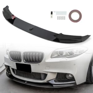 Front Bumper Lip Splitters For 2011-2016 BMW F10 535i 528i 550i M Sport Carbon Fiber