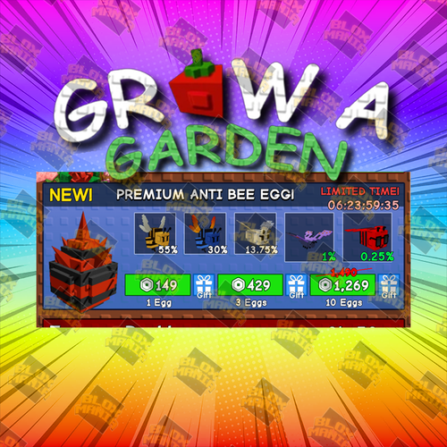 Roblox Exotic Flower Seed Pack for Grow a Garden with Fast Delivery