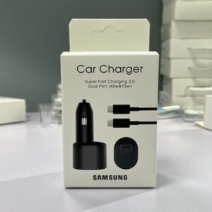 Samsung 45W 2 Port Super Fast Charging Dual Car Charger Original