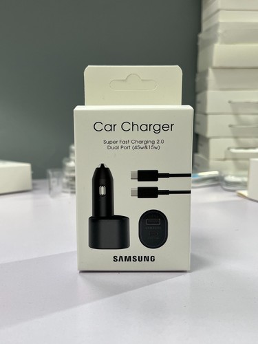 Samsung 45W 2 Port Super Fast Charging Dual Car Charger Original
