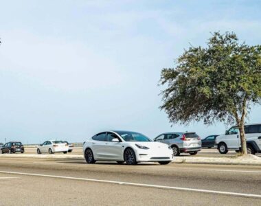 Tesla Model 3 Blocks Atlanta Intersection Doing Donuts in One-Car Street Takeover