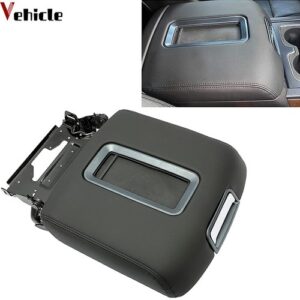 2014-2019 Chevrolet Silverado GMC Sierra Center Console Armrest Lid Black