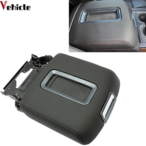 2014-2019 Chevrolet Silverado GMC Sierra Center Console Armrest Lid Black