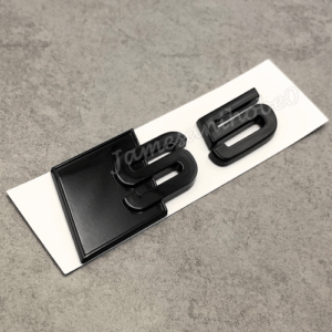 3D S5 All Glossy Black Rear Trunk Emblem Tailgate Nameplate Badge Sport
