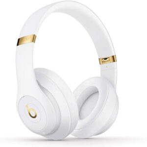 Beats Studio3 Wireless Noise Cancelling Over-Ear Headphones Apple W1 Headphone Chip Class 1 Bluetooth 22 Hours Listening Time Built-in Microphone White