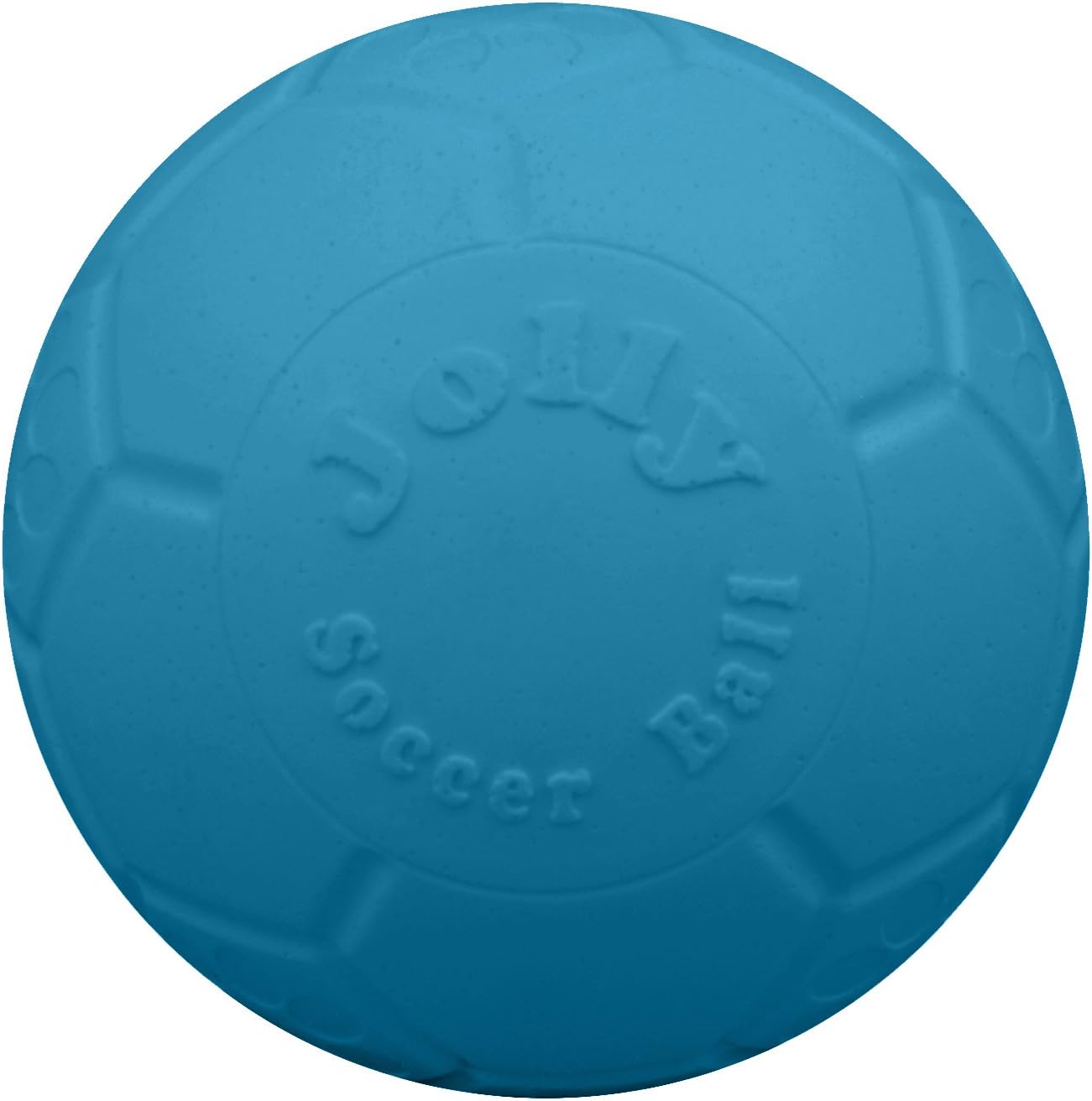 Jolly Pets 8 inch Ocean Blue Large Soccer Ball Floating Bouncing Dog Toy