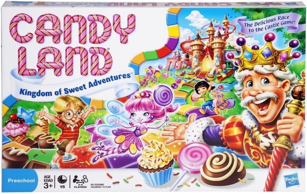 Candy Land Kingdom of Sweet Adventures Board Game for Kids Ages 3 and Up Amazon Exclusive Hasbro Gaming