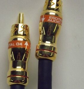 ESOTERIC AUDIO USA D4-2M 6.6FT 2M Coaxial Digital Audio Cable