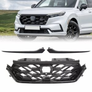 Honda CRV 2023 2024 Sport Hybrid Front Upper Grille Bumper Trims 3PC