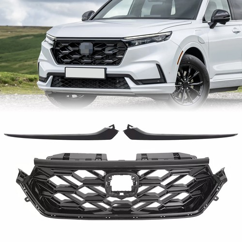 Honda CRV 2023 2024 Sport Hybrid Front Upper Grille Bumper Trims 3PC