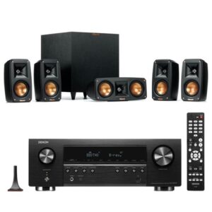 Klipsch Reference Theater Pack Speaker System Denon AVR-S770H 7.2-Channel Receiver