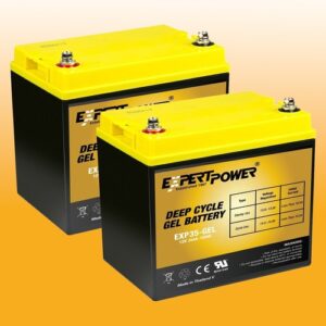 Pride Mobility Jazzy Select GT 2 Pack 12V 35Ah Replacement Battery GEL