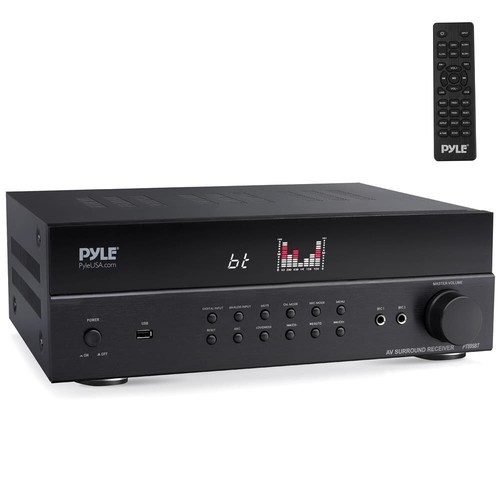 Pyle Hi-Fi Wireless BT 7.2 Channel 1200W MAX Home Theater Receiver