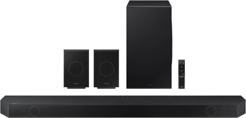Samsung HW-Q990D/ZA Q-Series 11.1.4 Channel Wireless Dolby Atmos Soundbar with Rear Speakers
