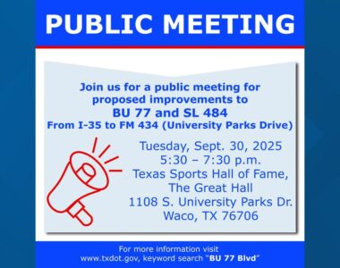 TXDOT Business 77 Urban Boulevard Plans Discussion