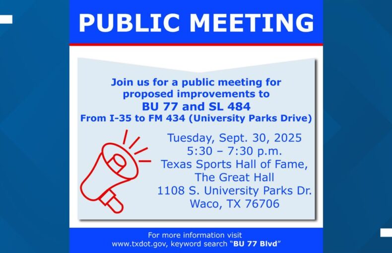 TXDOT Business 77 Urban Boulevard Plans Discussion