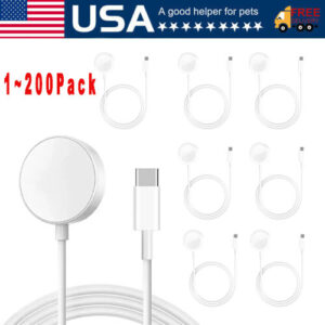 Type-C Cable Charger For Apple Watch 3 4 5 6 7 SE 8 9 Ultra Magnetic Charging Lot