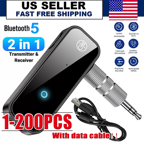 USB Wireless Bluetooth Transmitter Receiver for Car Music Audio Aux Adapter Lot
