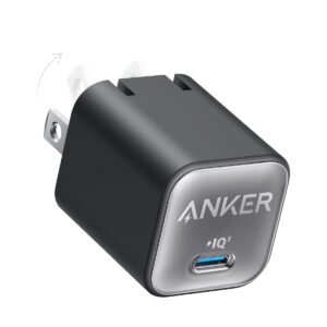 Anker Nano Charger USB C GaN Charger 30W PIQ 3.0 Foldable PPS Fast Charger for iPhone 17 16 Galaxy iPad MagSafe