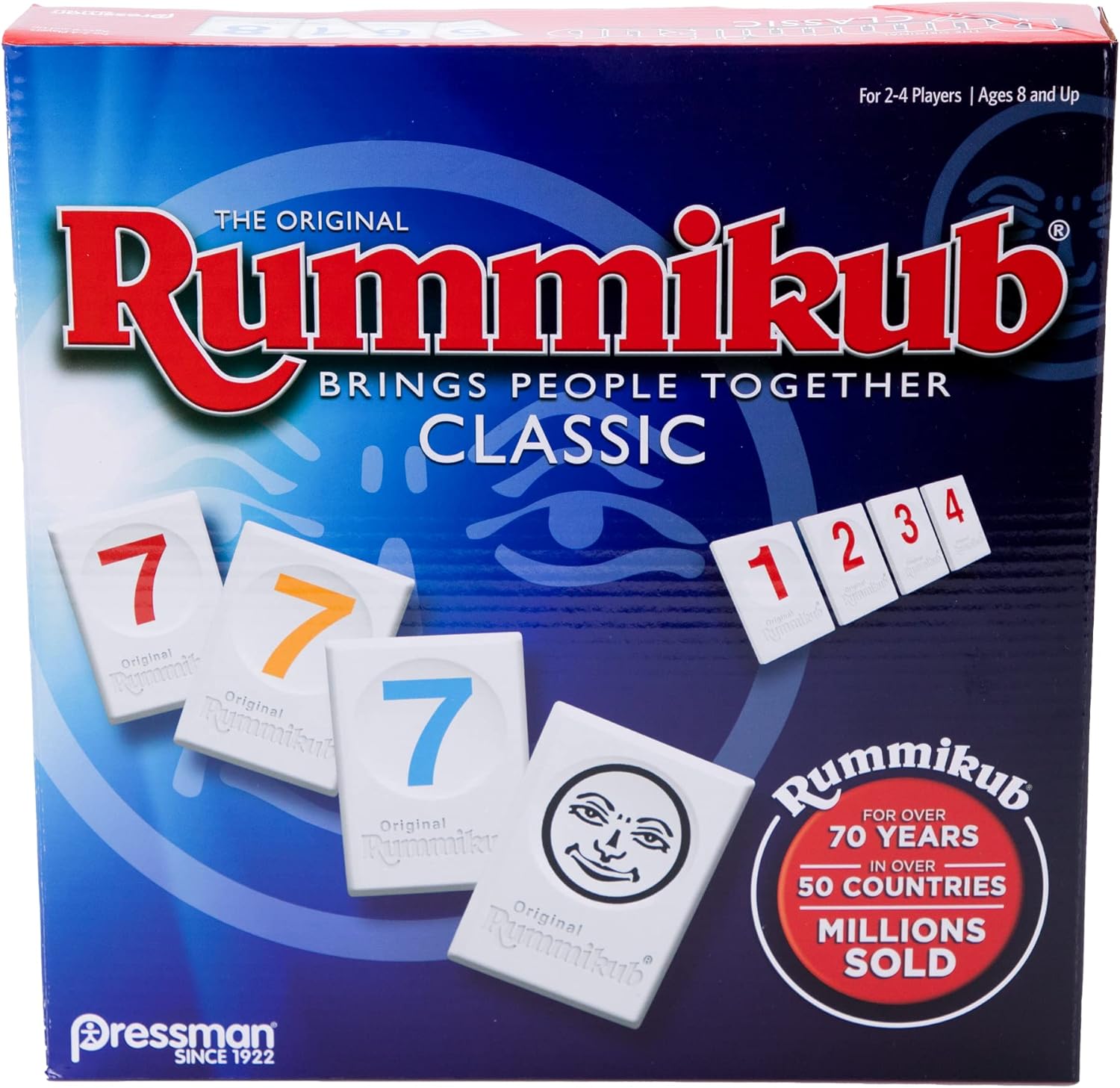 Rummikub Original Rummy Tile Game for Kids Teens Adults Promotes STEM Skills Strategy Luck 2-4 Players Ages 8+