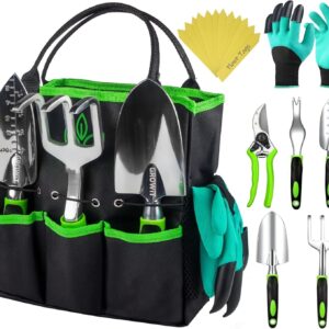 22-Piece Heavy Duty Gardening Tools Set Durable Ergonomic Garden Tools Gifts for Women Men Mom Dad