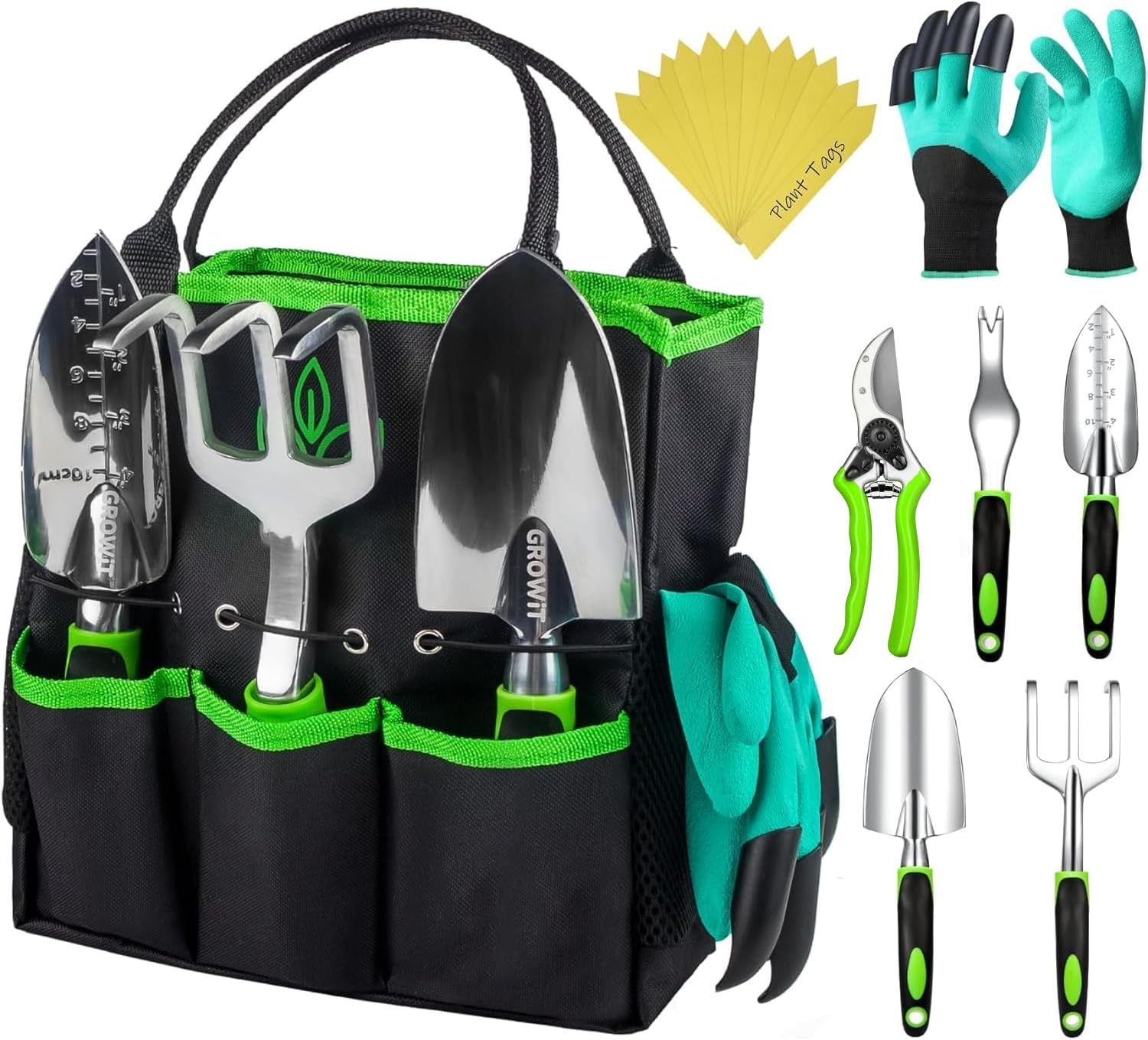 22-Piece Heavy Duty Gardening Tools Set Durable Ergonomic Garden Tools Gifts for Women Men Mom Dad