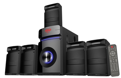 800W 5.1 Channel Bluetooth Home Theater Audio System with Subwoofer