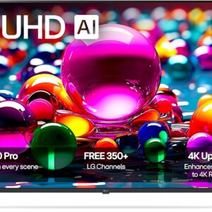 LG 55-Inch 4K UHD Smart TV UA77 Series with AI Sound Pro HDR10 and 4K Upscaling