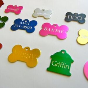 Custom Engraved Personalized Pet Tag ID Dog Cat Name Tags Double Side