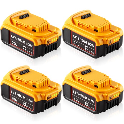 DeWalt 20V 20 Volt Max XR 8.0AH Lithium Ion Battery Pack DCB206-2 DCB205-2