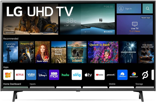 LG 43 Inch UQ7070 ZUD Series 4K UHD LED Smart TV WebOS 22