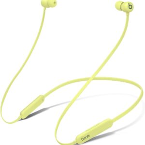 Beats Flex Wireless Earbuds Apple W1 Headphone Chip Magnetic Earphones Class 1 Bluetooth 12 Hours Listening Time Built-in Microphone Yuzu Yellow