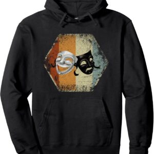 Musicals Theater Fan Gifts Mens Black Small Classic Fit Long Sleeve Pullover Hoodie