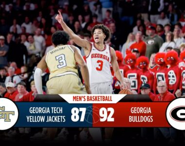 Dogs Top Tech 92-87 Before Sold-Out Stegeman Coliseum Crowd