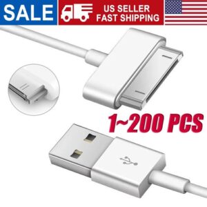 iPad iPod Nano 30 Pin USB Charging Data Cable Cord 3FT