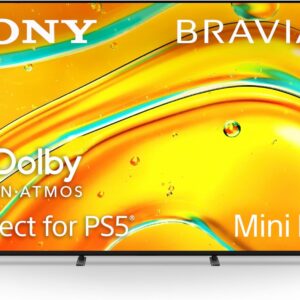 Sony BRAVIA 5 75 Inch Mini LED 4K Smart Google TV XR Processor AI Technology 120Hz Dolby Vision Atmos PlayStation 5 Exclusive Features K-75XR50 2025 Model