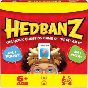 Spin Master Games Hedbanz 2023 Edition Picture Guessing Board Game for Family and Kids Ages 6 and Up