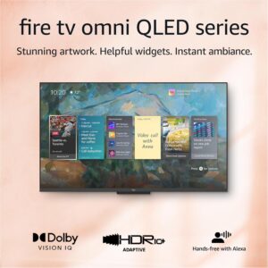 Amazon Fire TV 50" Omni QLED Series 4K UHD Smart TV with Dolby Vision IQ and Alexa