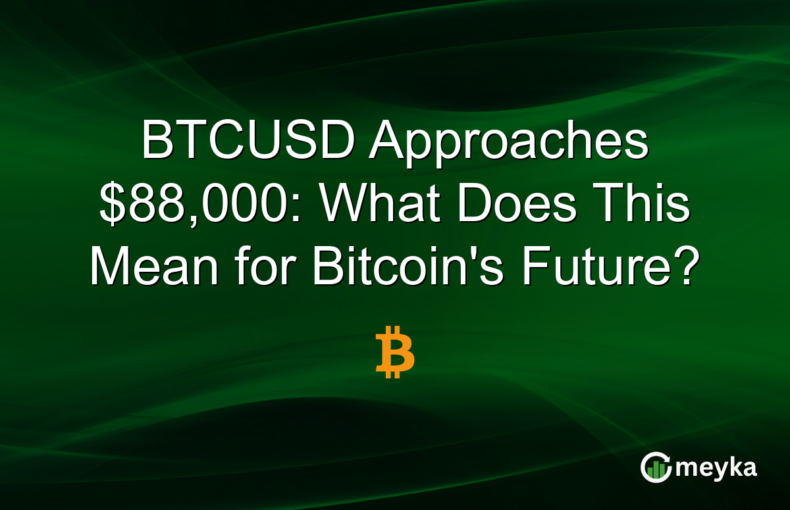 BTCUSD Price Approaches $88,000: Bitcoin Future Outlook