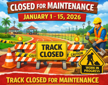 Fatorda Jogging Track Closure January 1-15 2026 for Maintenance and Safety Upgrades