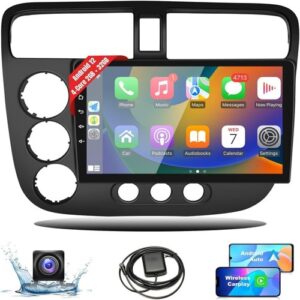 Honda Civic 2001-2005 Car Apple CarPlay Stereo Radio GPS WiFi Player