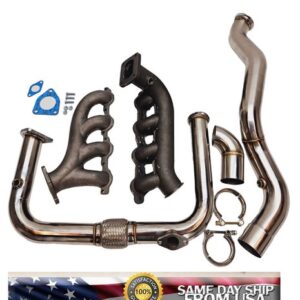 T4 Turbo Hotparts Crossover Exhaust Kit for Vortec 4.8 5.3 6.0 LSX Silverado Sierra