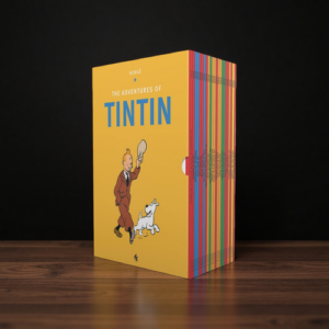 The Adventures of Tintin 23 Book Complete Collection Box Set Full Edition