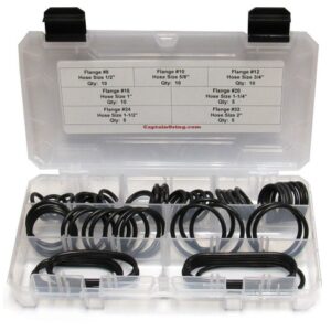 VITON 90 VT90 Captain O-Ring Flange Seal Hydraulic O-Ring Kit 55pc